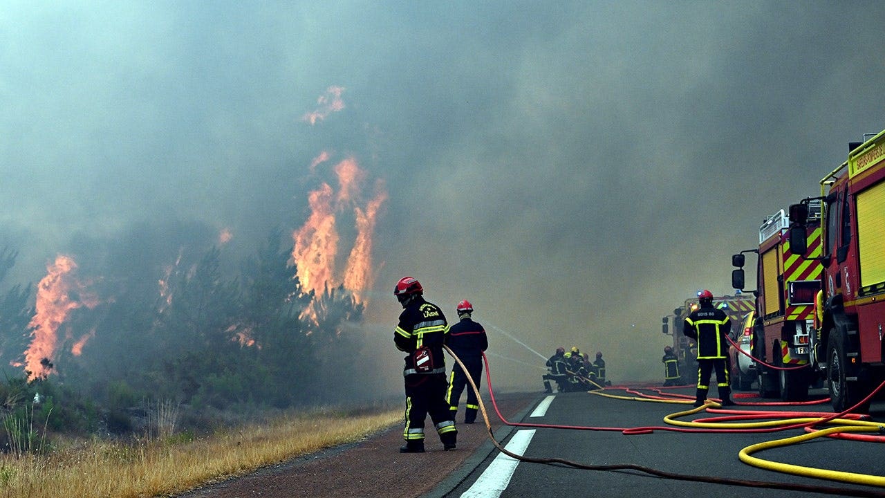 Wildfires in France displace over 250,000 residents and threaten historic wine regions
