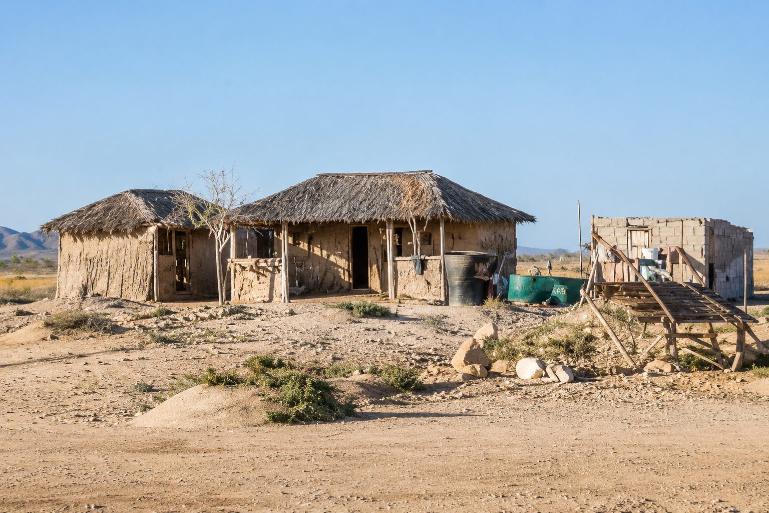 Tragedia en Guajira: niño wayuu de cinco años fallece tras colapso de su vivienda