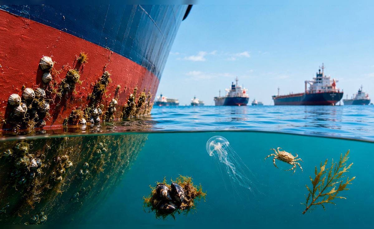 Scientific concerns over invasive species spread via retained ships in Ormuz