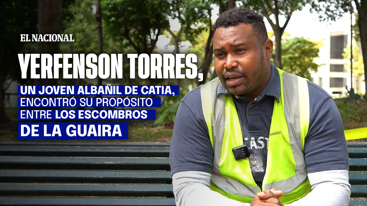 Joven albañil encuentra propósito en reconstrucción tras terremotos en La Guaira