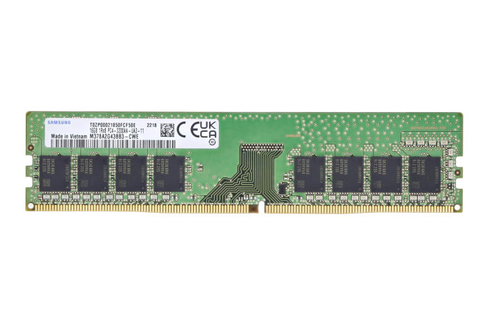 Samsung 16GB PC4-3200AA-U 1Rx8 Non-ECC M378A2G43BB3-CWE | Buy Online