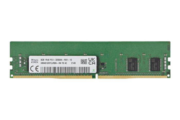 Hynix 8GB PC4-3200AA-R ECC 2Rx8 ECC HMA81GR7CJR8N-XN