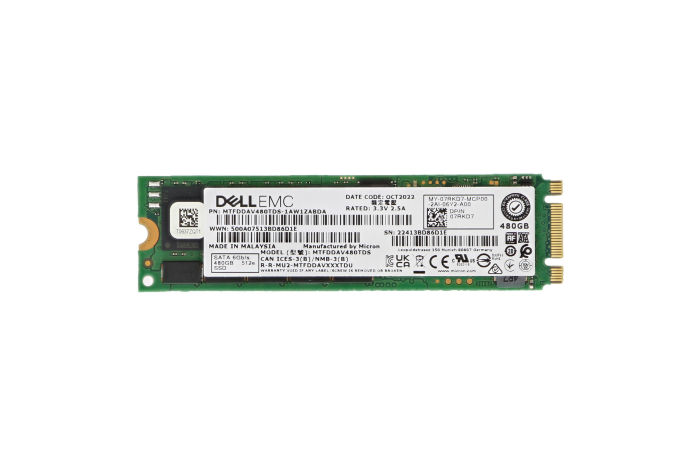 Dell 480GB SATA M.2 2280 6G SSD 7RKD7 | Buy Online