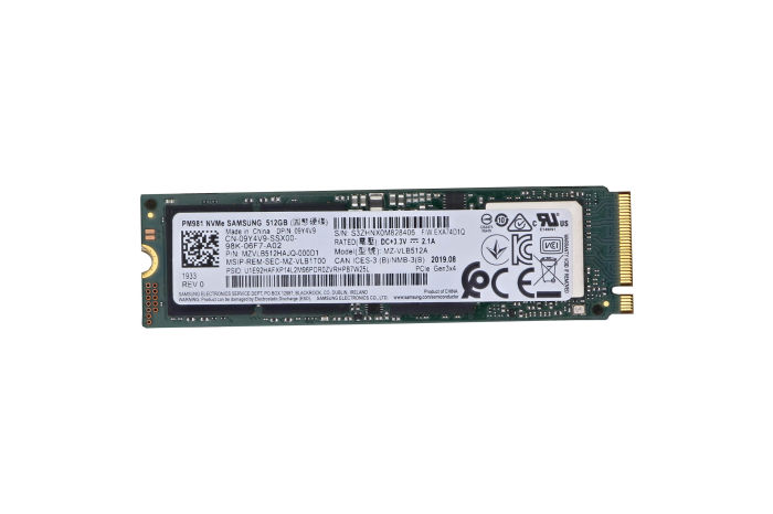 Dell 512GB SSD PCIe NVMe 2280 9Y4V9 Ref