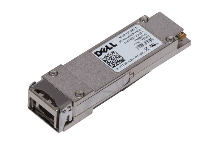Dell 40Gb QSFP+ MPO Short Range Transceiver - 7TCDN - Ref Dell 40Gb QSFP+ MPO Short Range Transceiver - 7TCDN - Ref