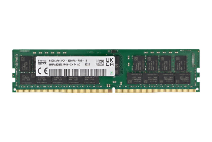 SK hynix 64GB PC4-3200AA メモリー Hynix 64GB PC4-3200AA-R 2Rx4 ECC HMAA8GR7CJR4N-XN | Buy Online