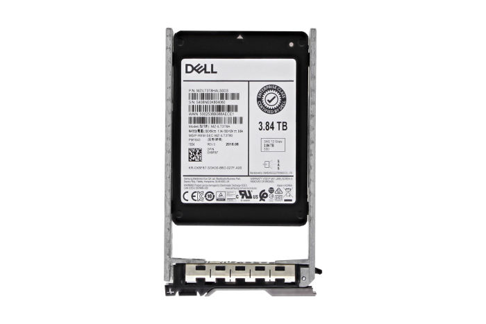 thumbnail image 2 of DELL JR1HP 3.84TB 2.5" 12G SAS RI SSD – MLC, Used Enterprise Drive 2 of 5