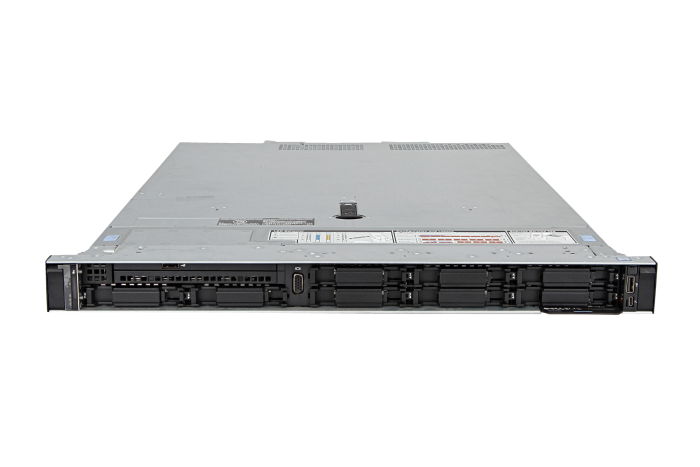 Front view of Dell PowerEdge R440 with No Hard Drives Installed