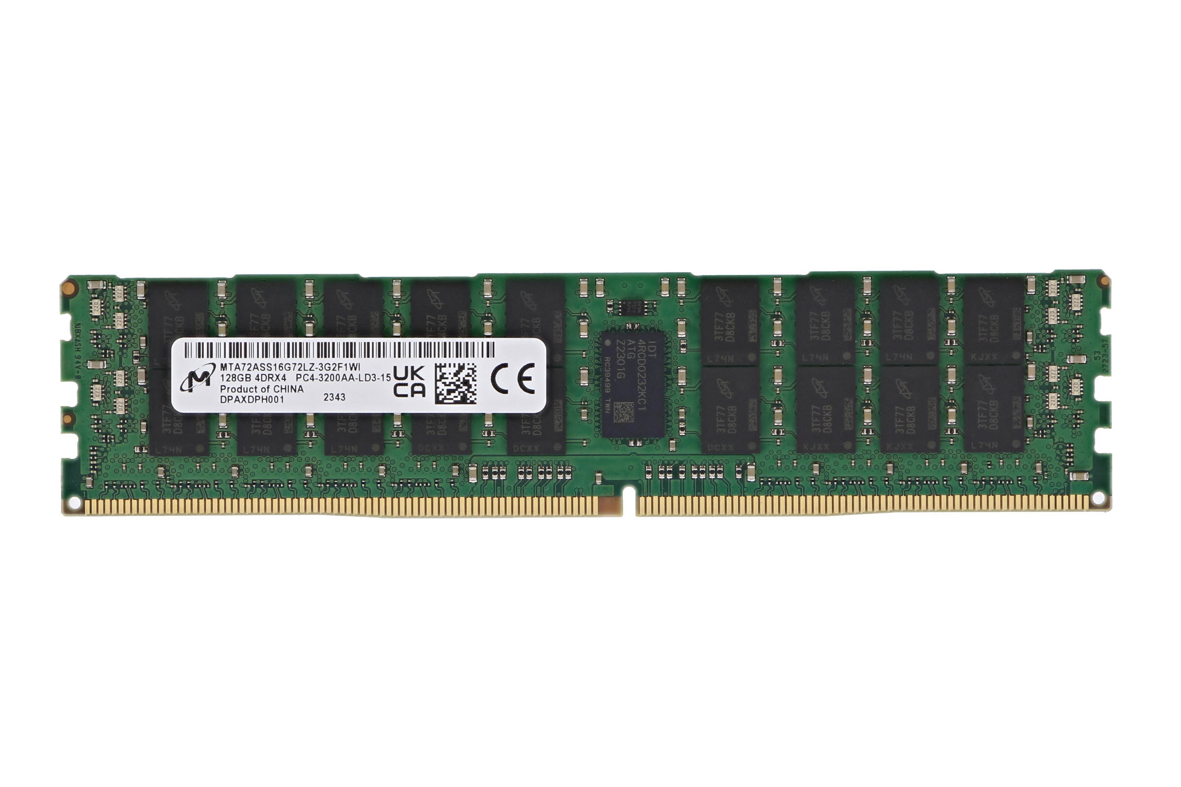 128gb Ddr4 3200 Micron 128gb Micron 128GB PC4-3200AA-L 4DRx4 ECC