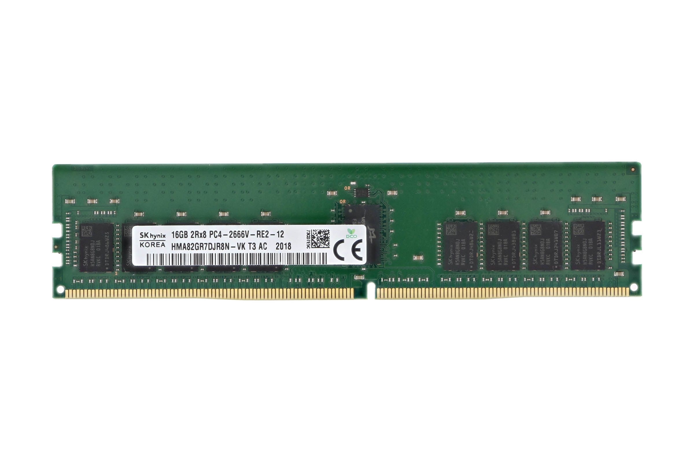 Hynix 16GB PC4-2666V-R 2Rx8 ECC HMA82GR7DJR8N-VK | Buy Online
