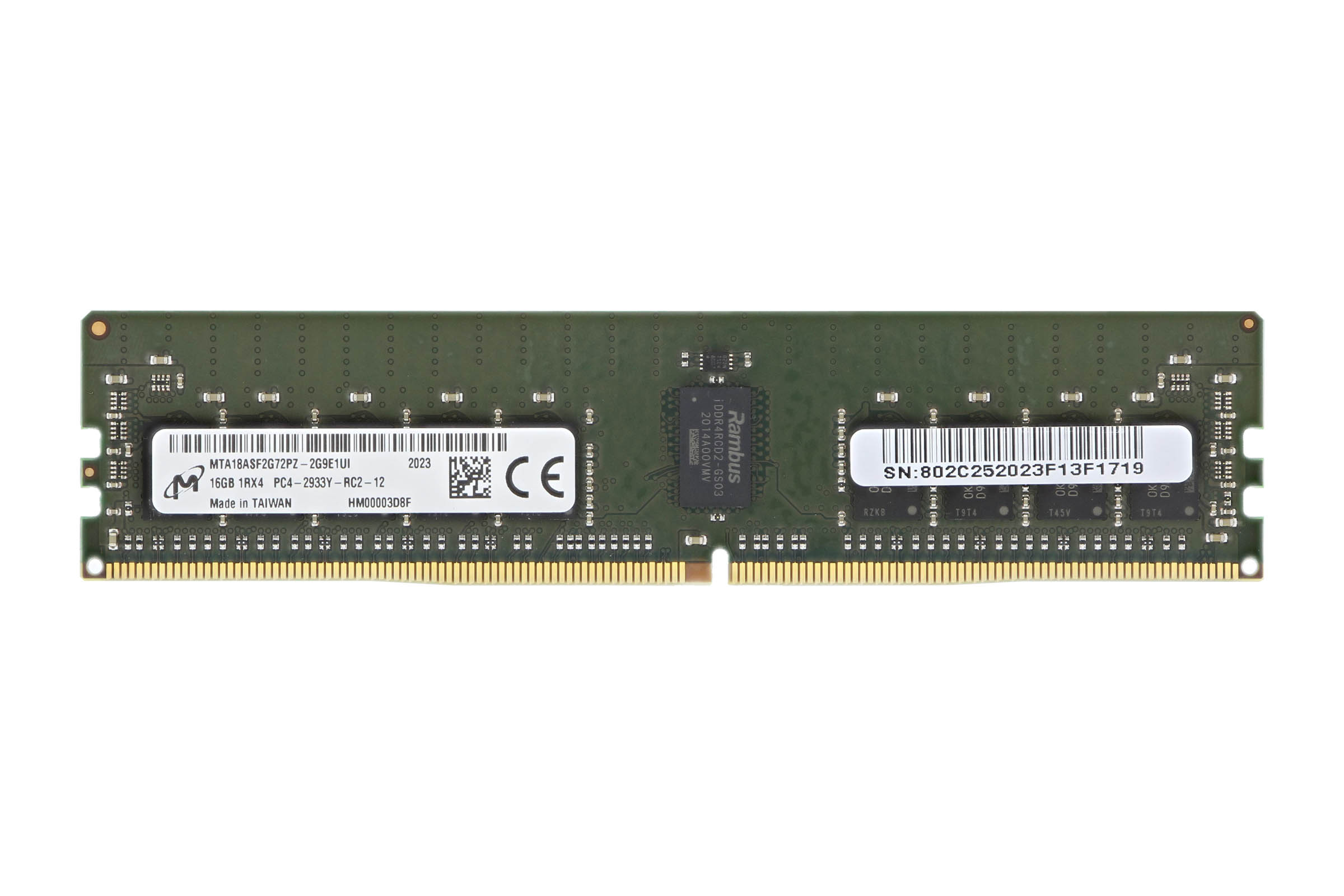 Micron 16GB PC4-2933Y-R 1Rx4 ECC MTA18ASF2G72PZ-2G9 | Buy Online