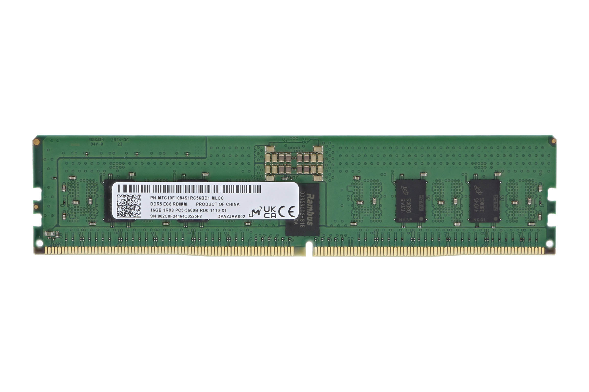 y*i様 マイクロンDDR5メモリー　PC5-5600B 16GB (8GB × Micron - DDR5 - module - 16 GB - DIMM 288-pin - 5600 MHz