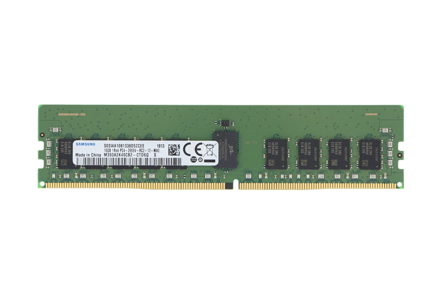 【ECC Unbuffered】SAMSUNG DDR4-2666 16GB×4