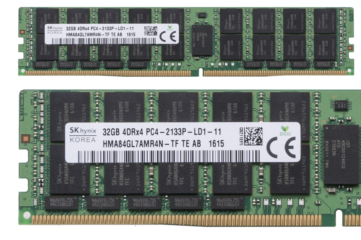 Ddr4 Ecc 2133 RAM Memory 32GB Hynix HPE DDR4 2133MHz HMA84GL7AMR4N