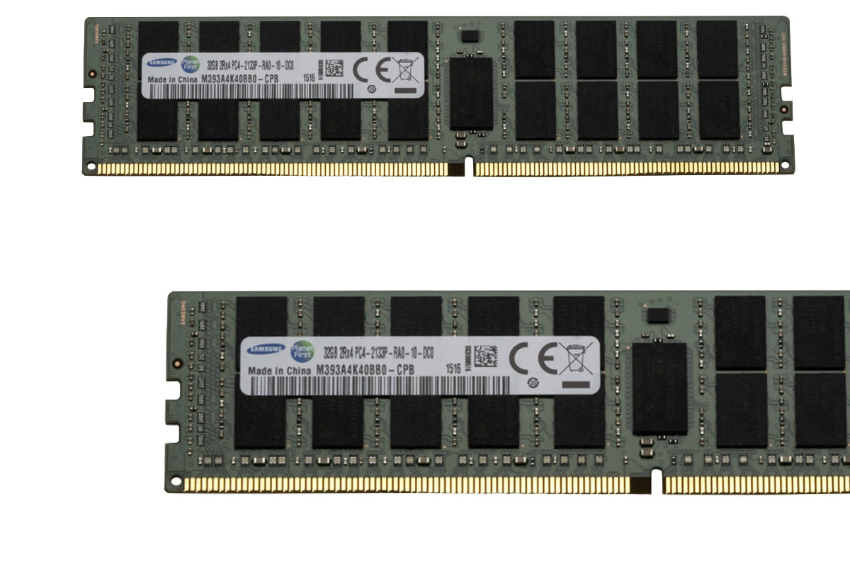 32GB 8枚セット 計256GB Samsung M393A4K40BB1 DDR4 2Rx4 PC4-2400T