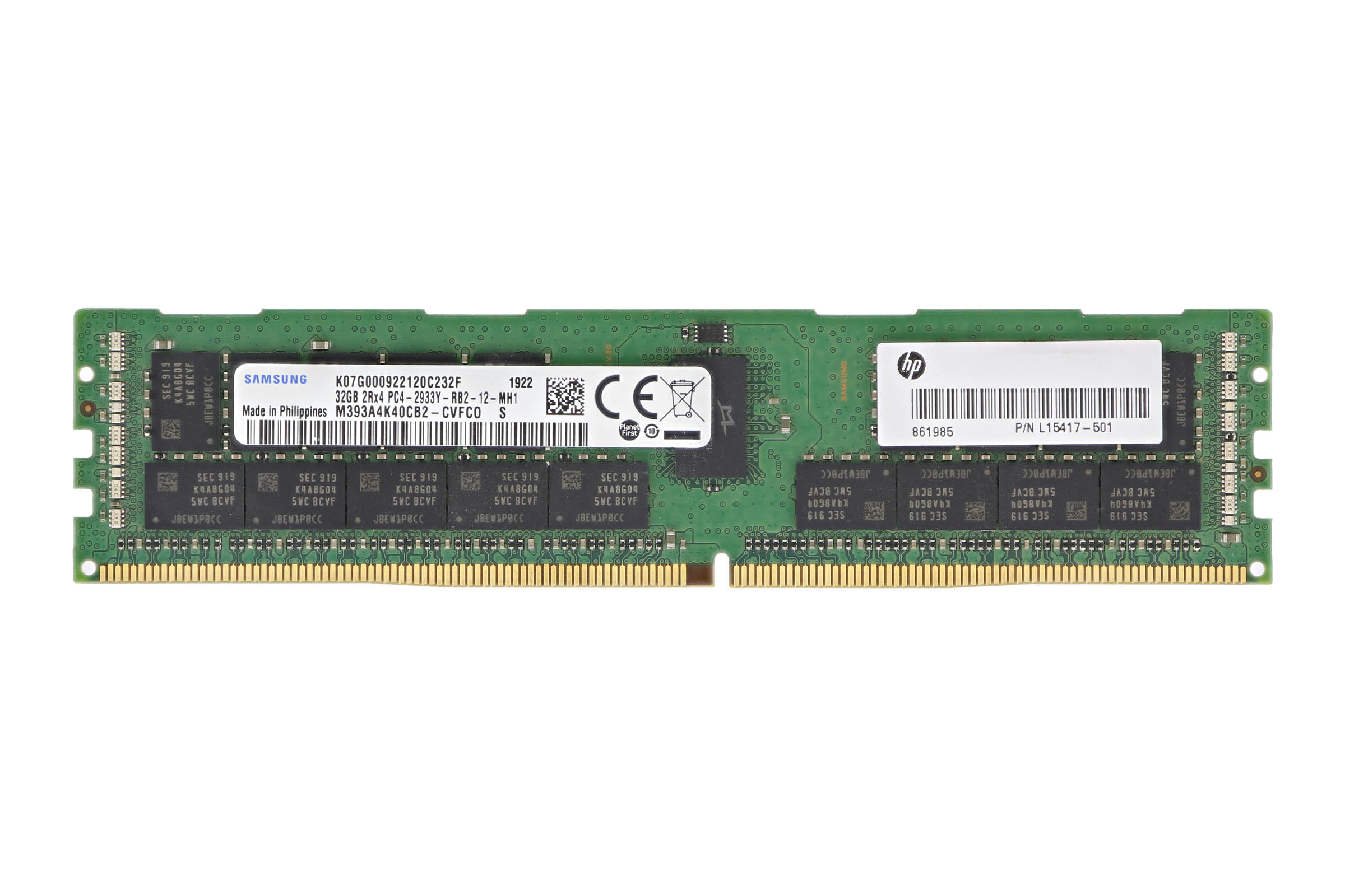 HPE 32GB PC4-2933Y-R 2Rx4 ECC L15417-501 | Buy Online