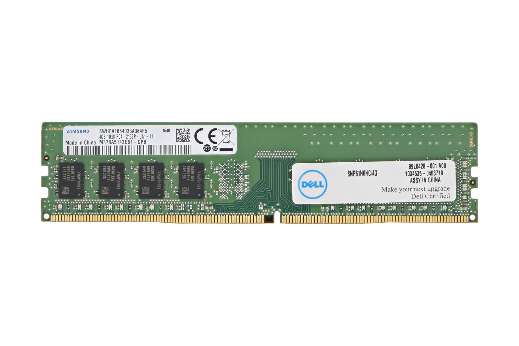 Samsung 4GB DDR4-2133 M378A5143EB1-CPB UDIMM PC4-17000 NON-ECC