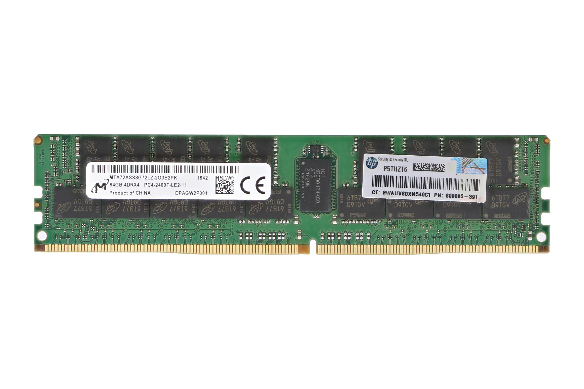 HPE 64GB PC4-2400T-L 4DRx4 ECC 809085-391 805358-B21 809085-091