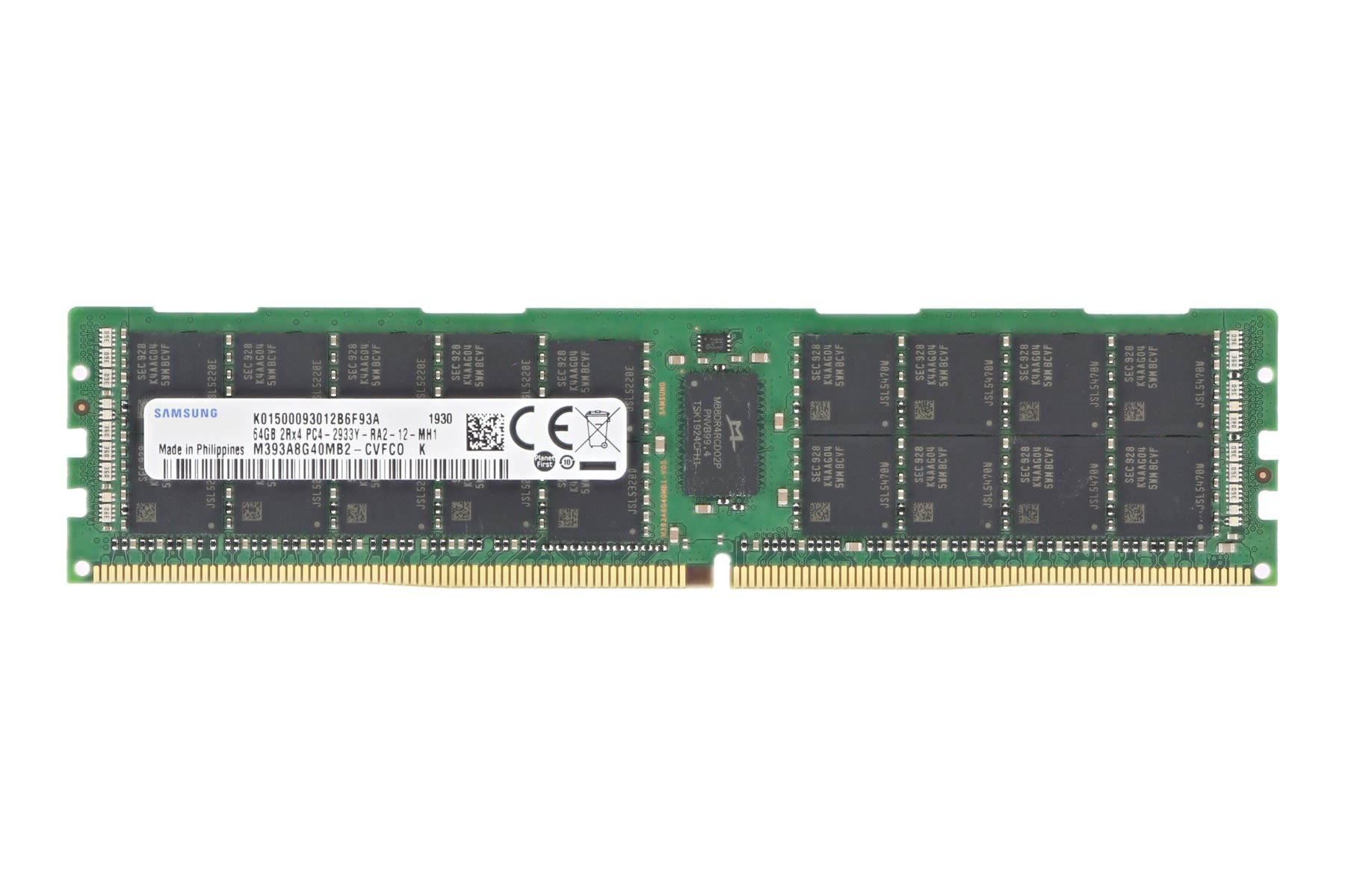 Samsung 64GB PC4-2933Y-R 2Rx4 ECC M393A8G40MB2-CVF Samsung 64GB PC4-2933Y-R 2Rx4 ECC M393A8G40MB2-CVF
