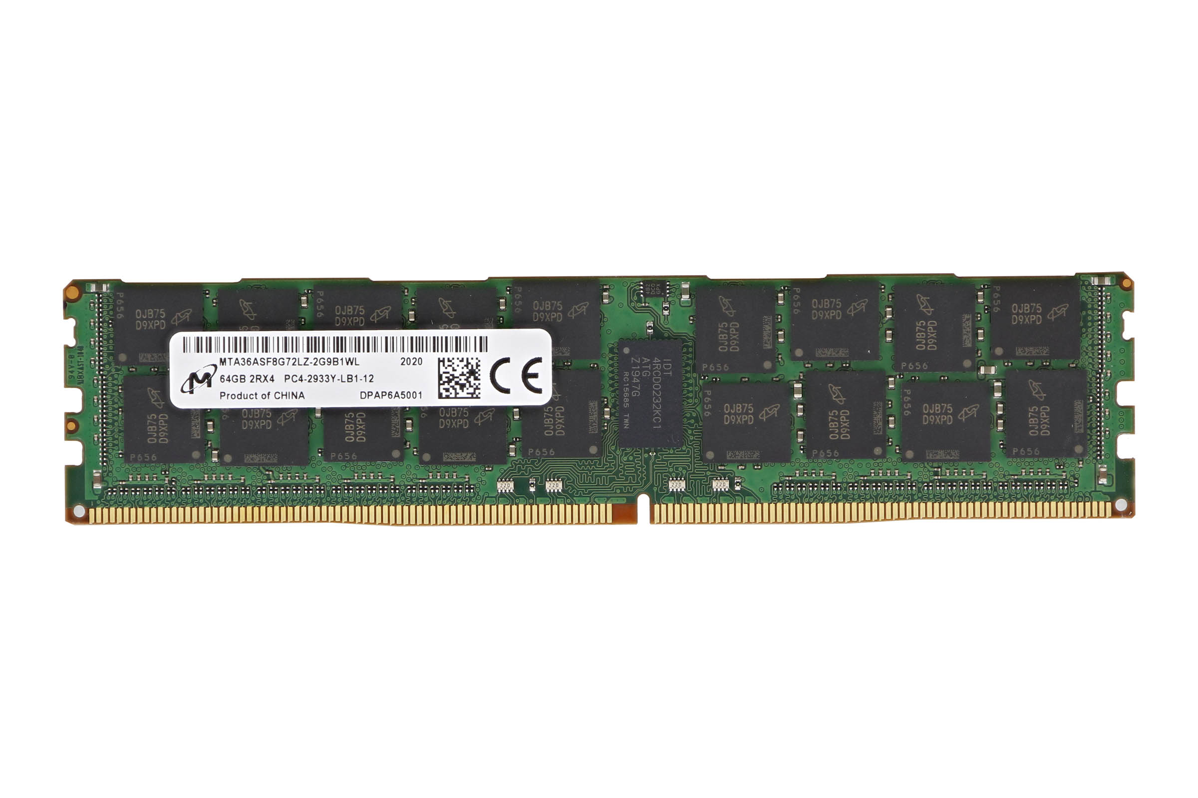 ECC対応DDR4メモリ PC4-2933Y Micron 8GB×3枚 Micron 64GB PC4-2933Y-L 2Rx4 ECC MTA36ASF8G72LZ-2G9 | Buy Online