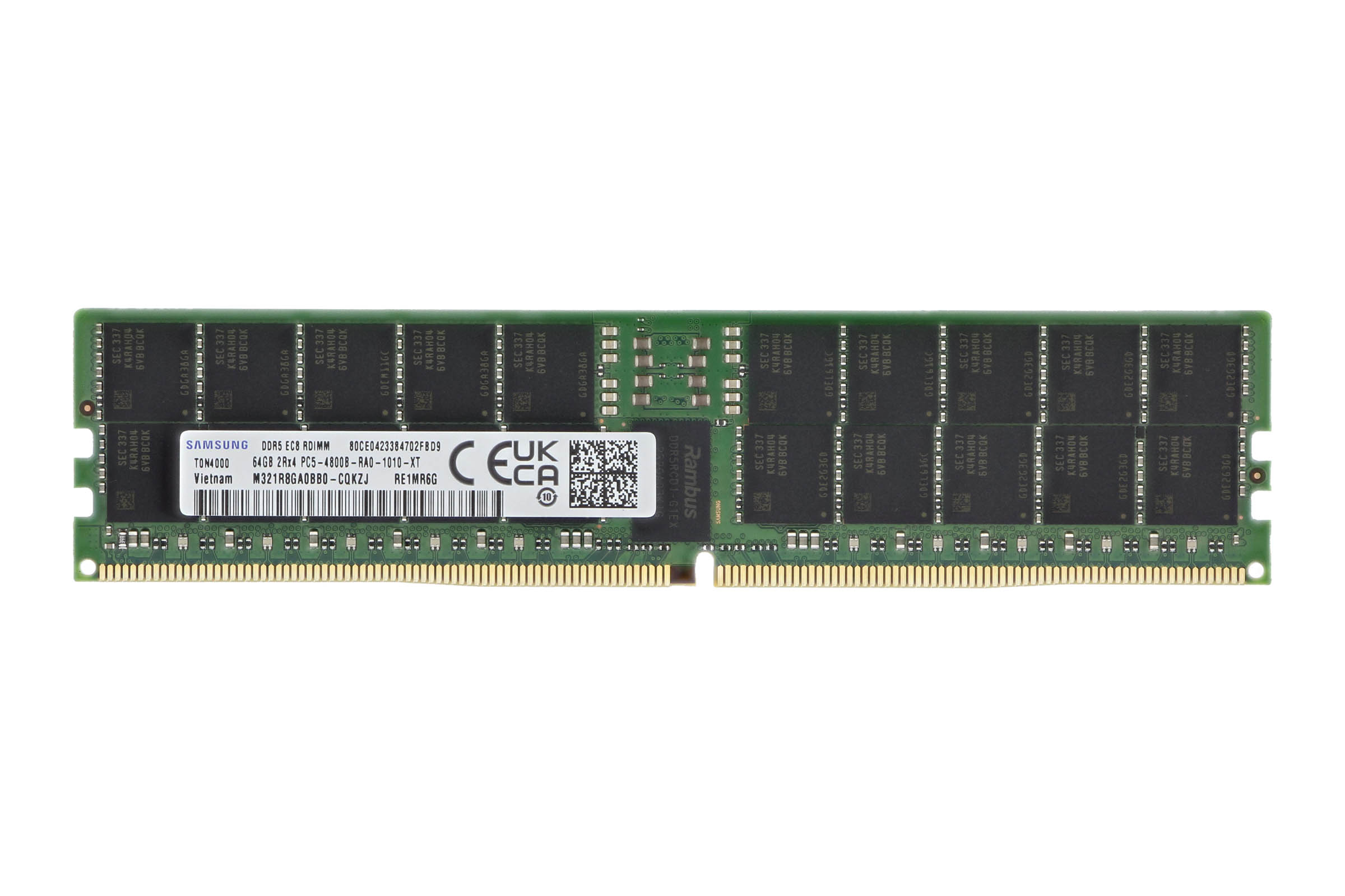 Samsung 64GB PC5-4800B-R 2Rx4 EC8 M321R8GA0BB0-CQK | Buy Online