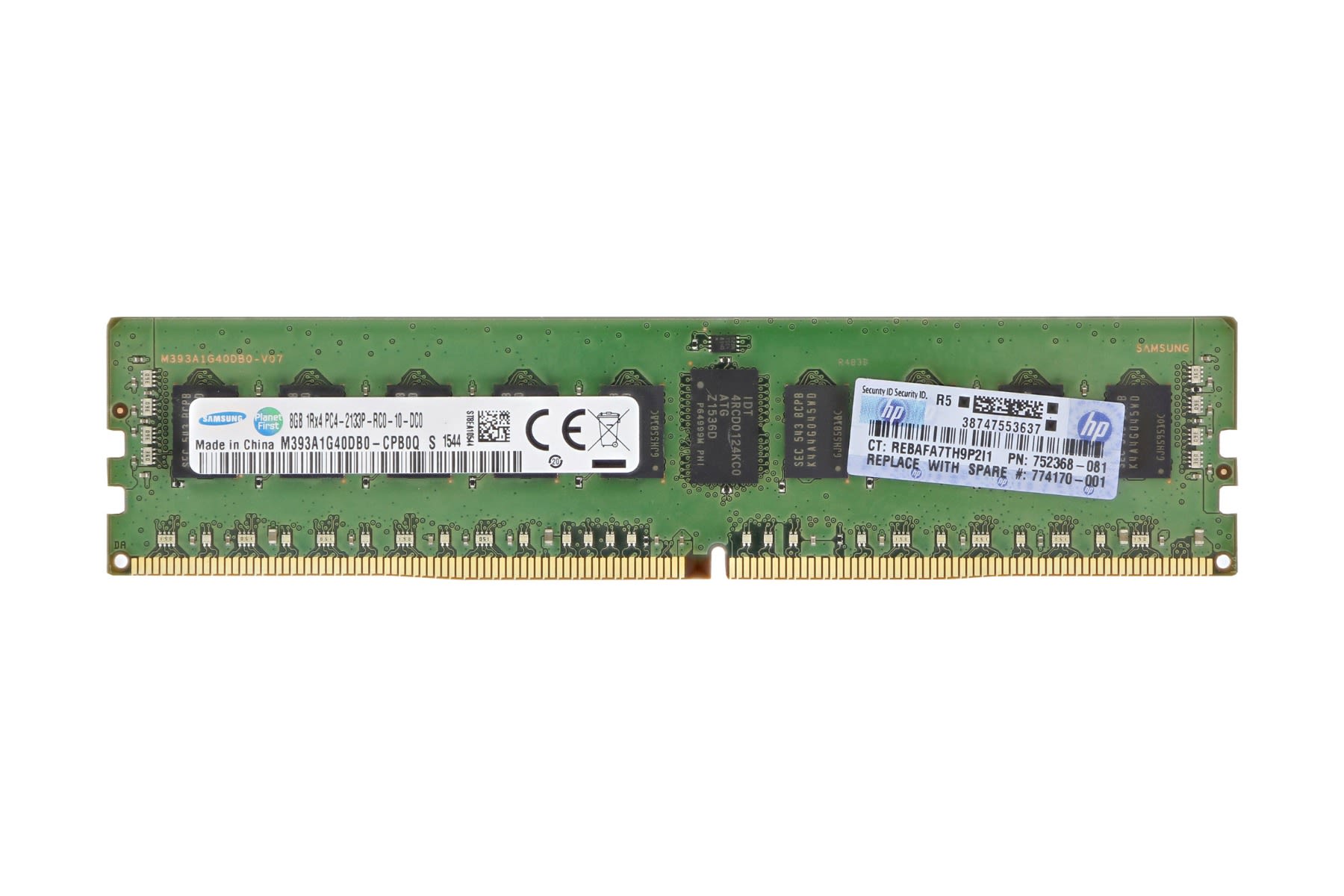 HP Samsung 8GB ECC Server RAM PC4-2133P-R M393A1G40DB0-CPB0Q