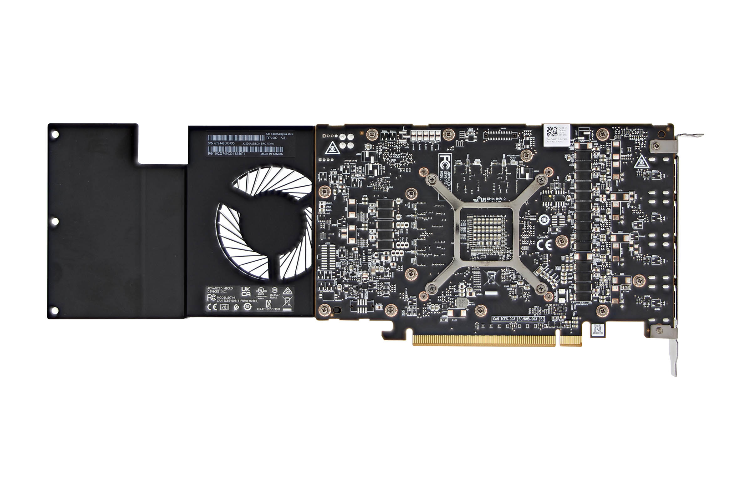 Dell AMD Radeon Pro W7600 8GB Graphics Card - 4R9T0 | Buy Online
