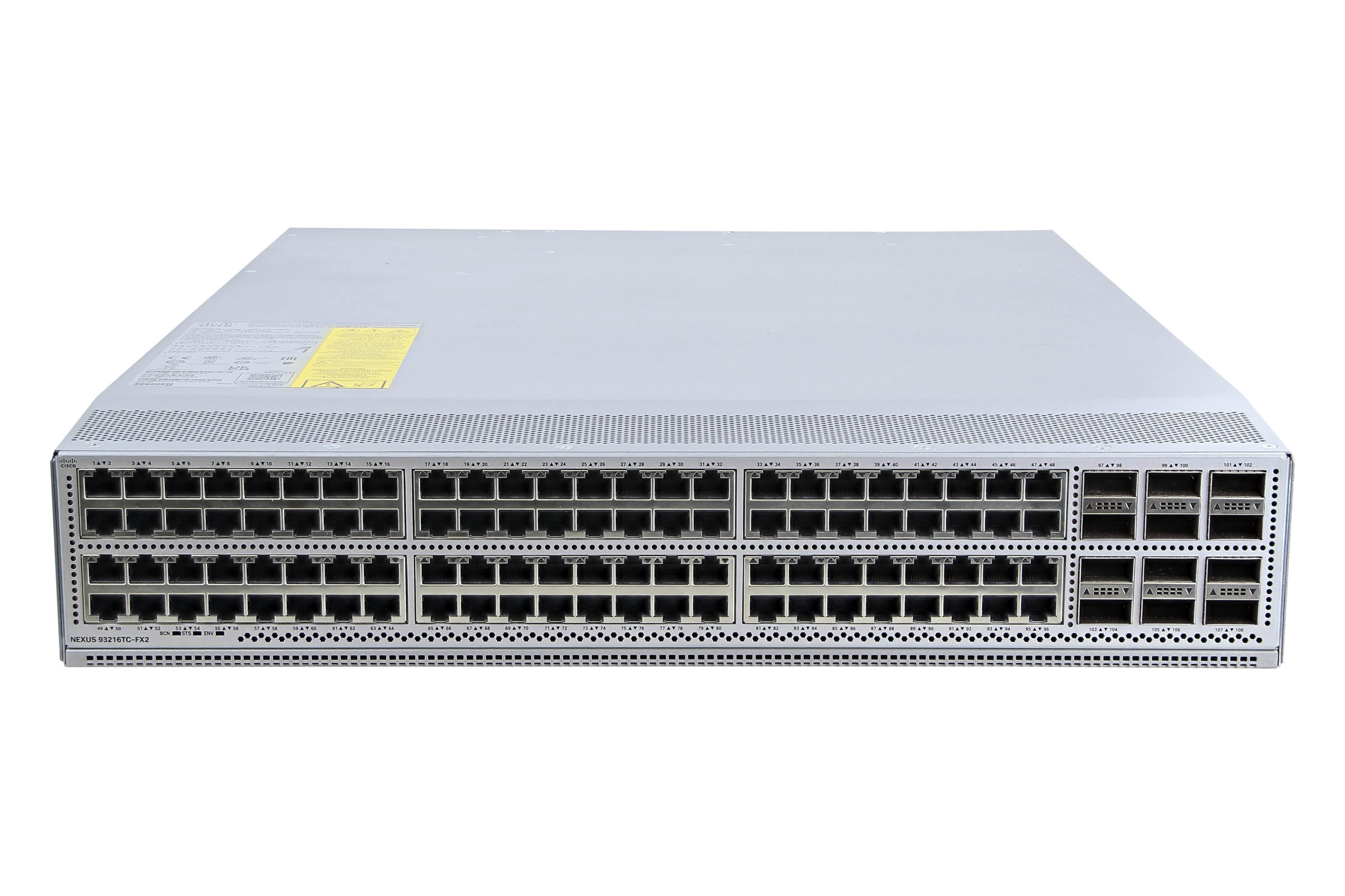 専用出品 Cisco N9K-C93216TC-FX2 96x 100M/1/10GBASE-T 12x 40/100-Gigabit