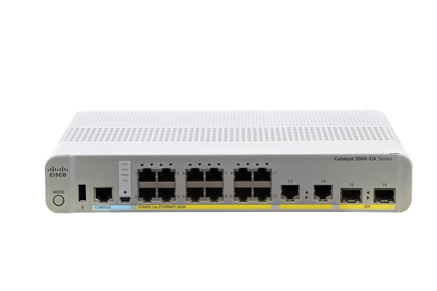 Cisco Catalyst 3560CX 12PC S Switch Di Rete A 12 Porte Gigabit Ethernet, 8 Uscite PoE , Budget PoE 240 W, Garanzia Limitata A Vita Con Formula Avanzata (WS C3560CX 12PC S - Foto 12