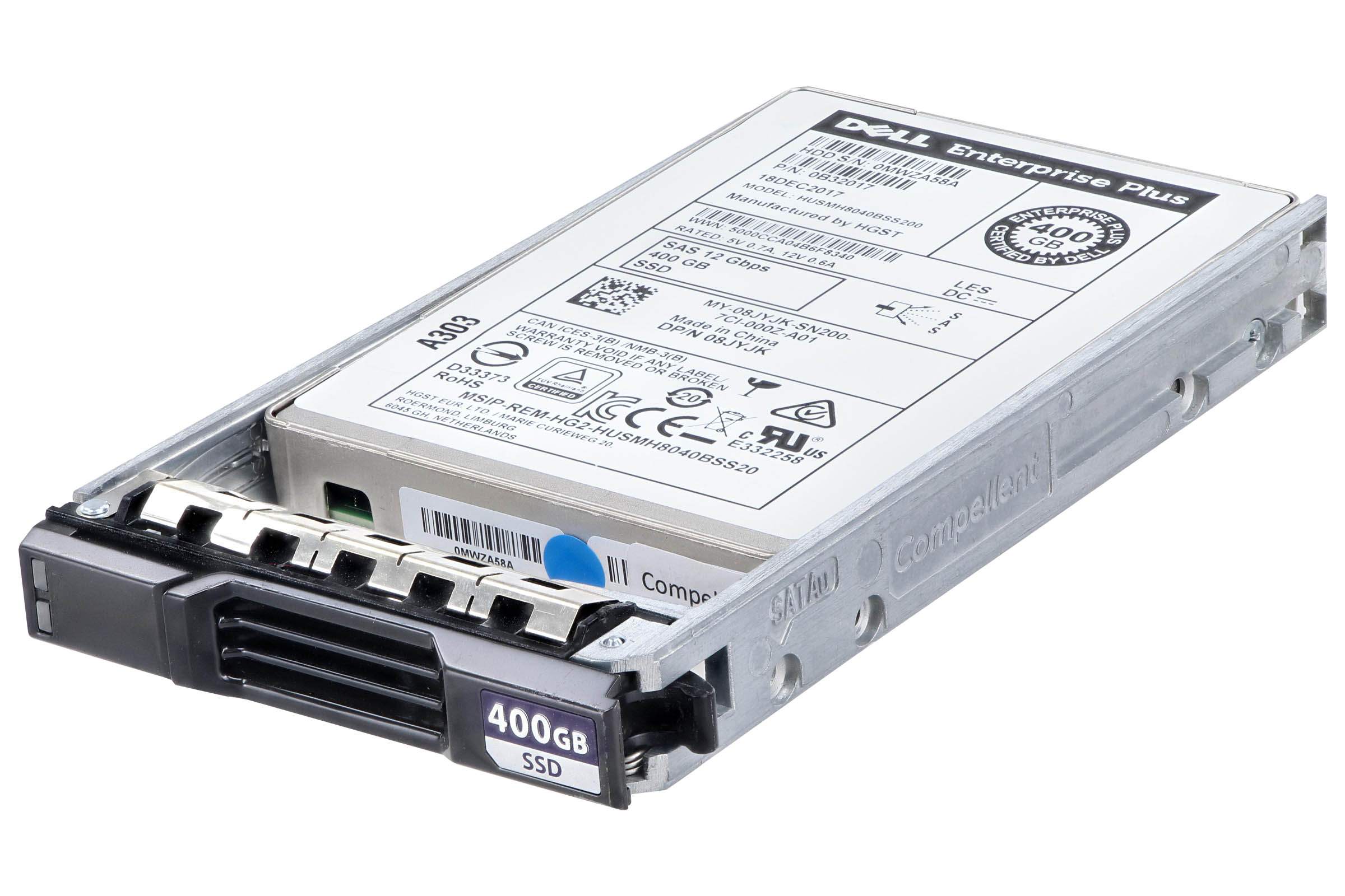 8JYJK Compellent 400GB SSD SAS 2.5" MLC Drive