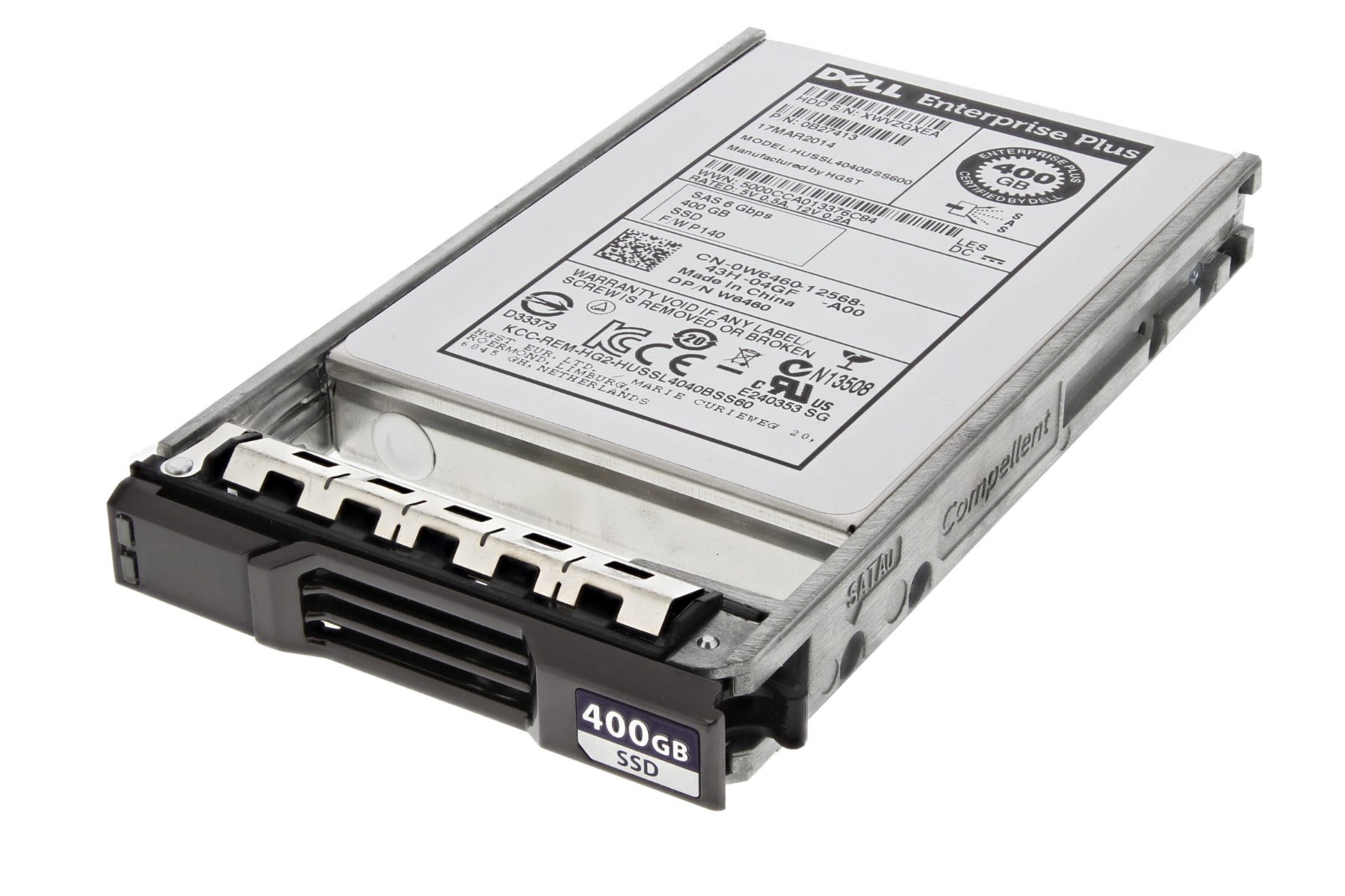 Compellent 400GB SSD SAS Hard Drive