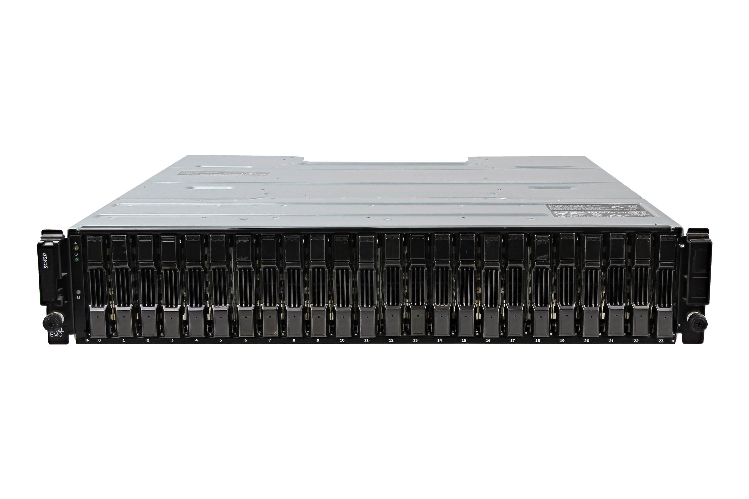 Dell Complement Sc200 Rear Dell Compellent SC420 12G SAS - 24 x 1.92TB SAS SSDs | Buy Online