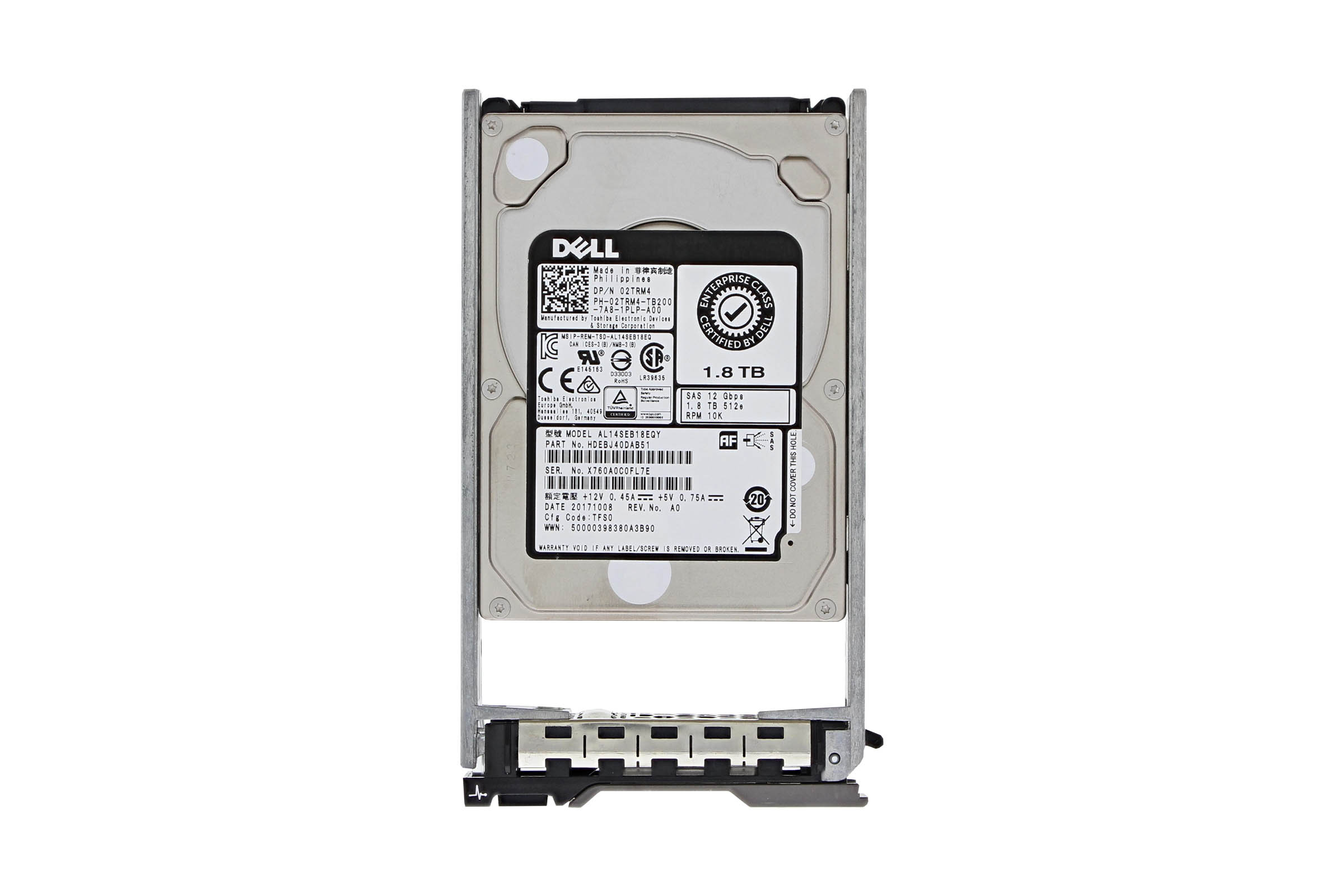 dell 10k 12g 2.5 Dell 1.8TB SAS 2.5" 12G Hard Drive 2TRM4 | Buy Online