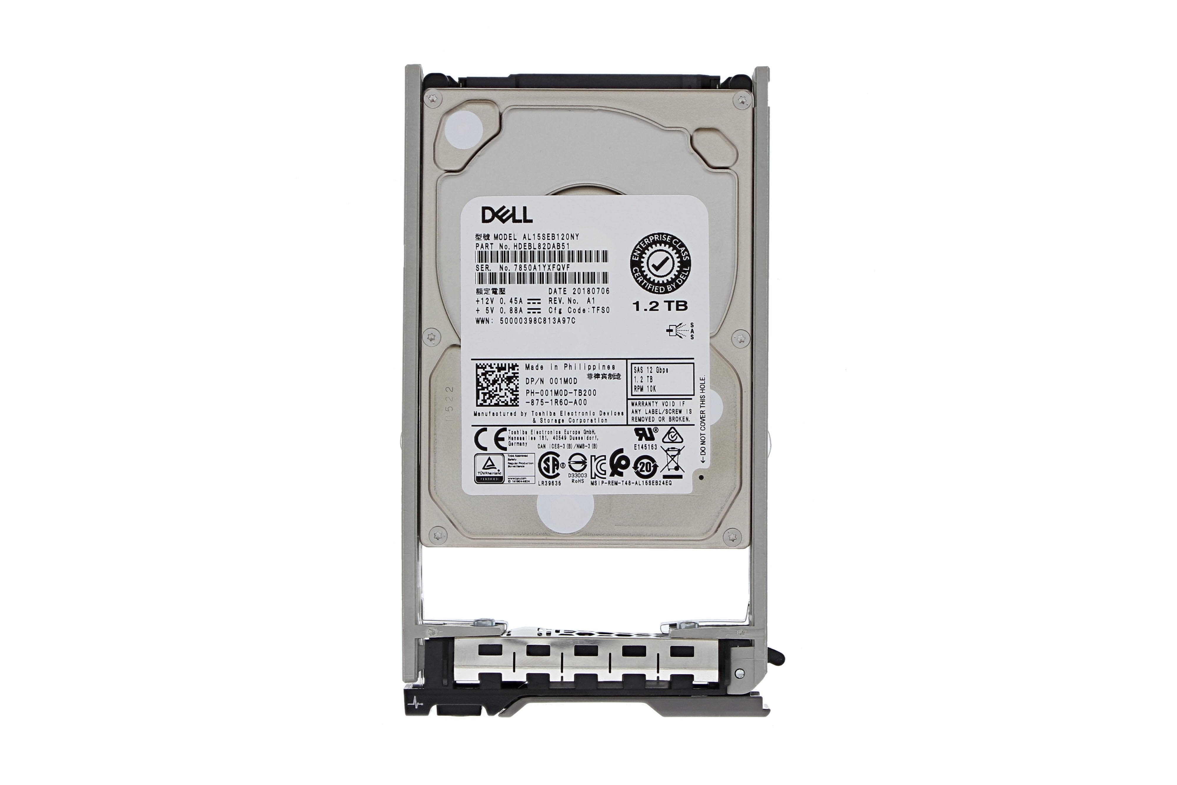 Dell 89D42 1,2 TB 10K 12 Gb/s 2,5" SAS3 HDD AL14SEB120N - Foto 2