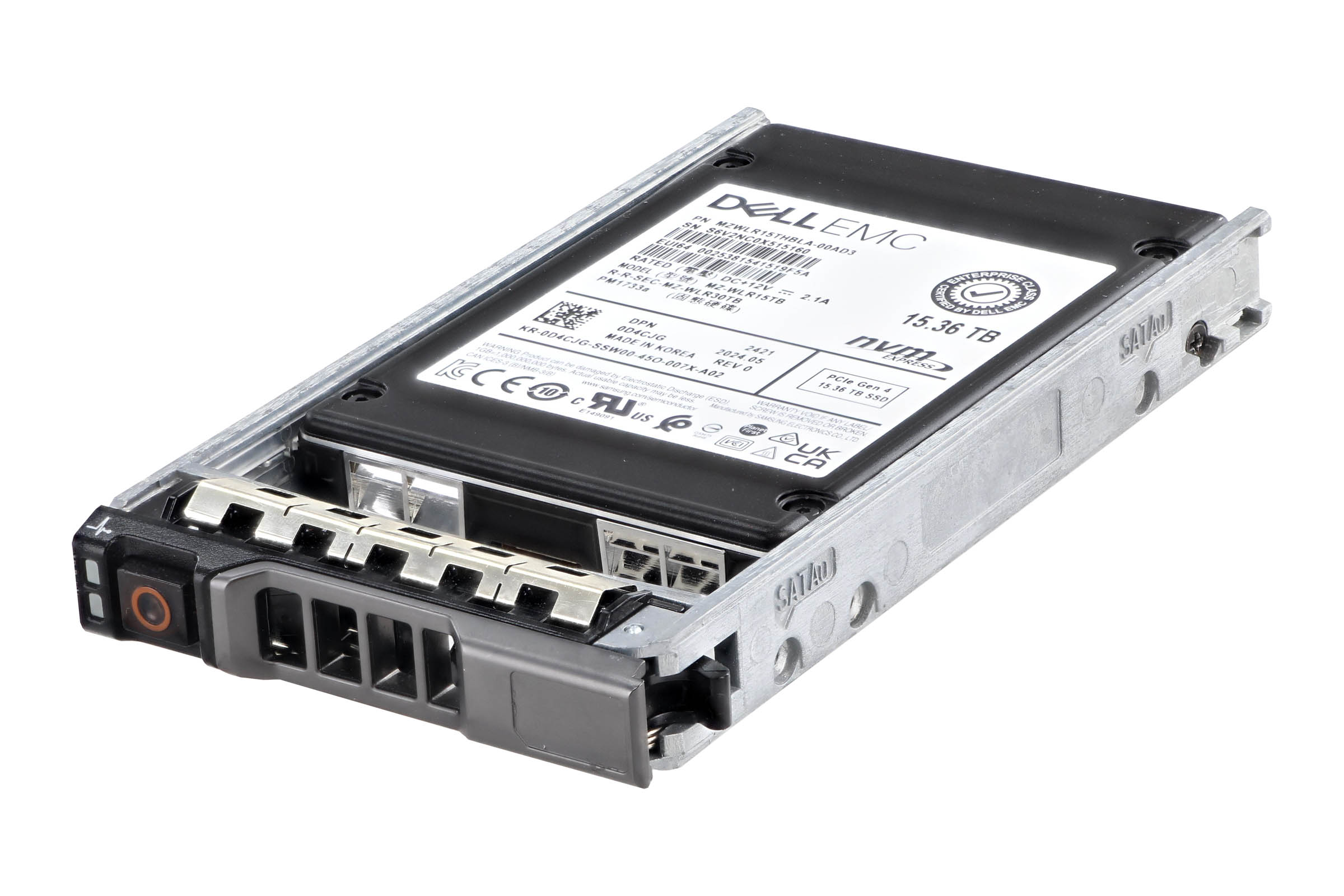 Dell 15.36TB PCIe NVMe Gen4 2.5