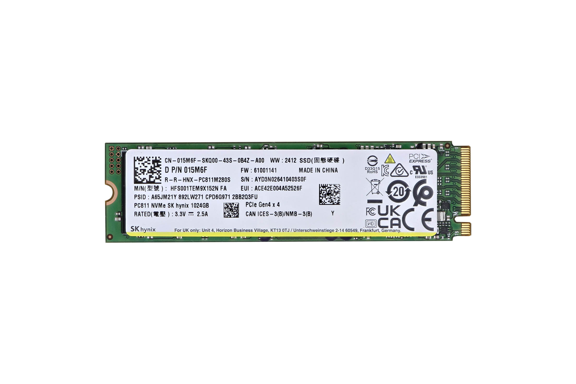 Hard Drive Inspiron 15 3000 Ssd M2 128 256 512 GB 1TB SSD For Dell Inspiron  3000 (3582 3583) Laptop W/Windows10 Pro - Main Image