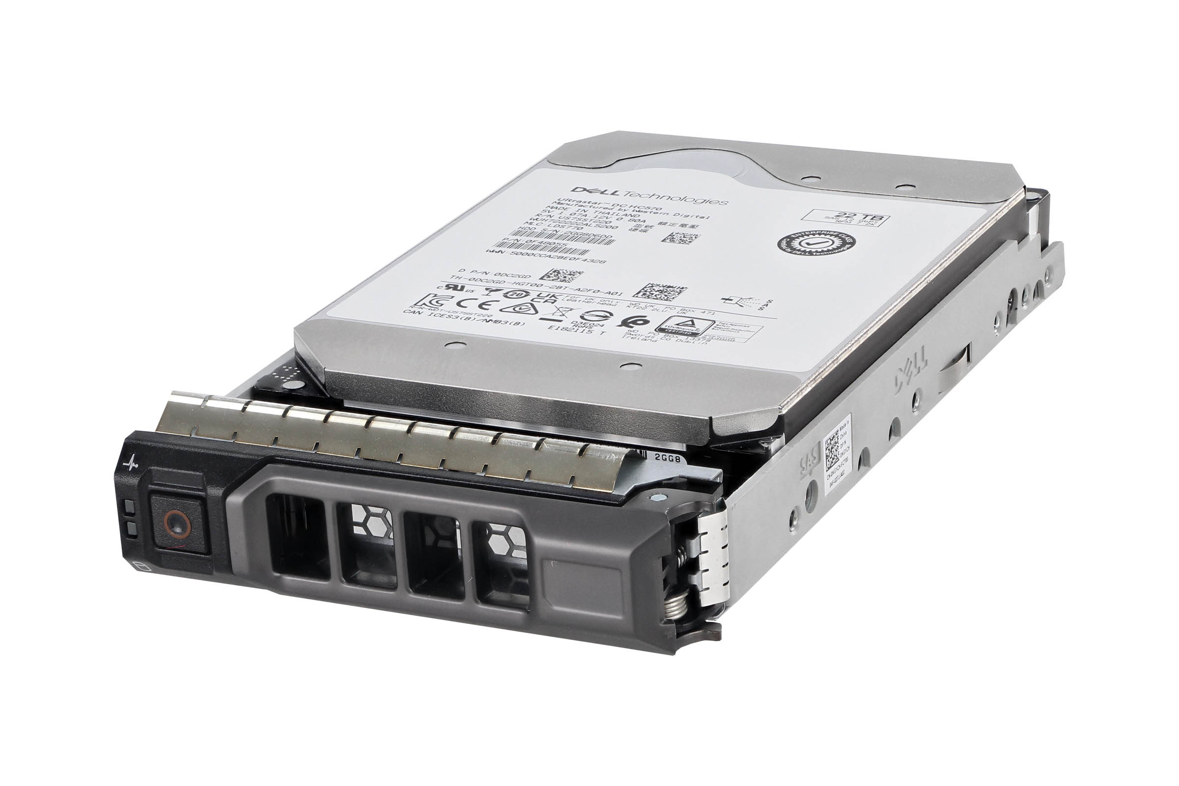 Dell 22TB SAS 3.5" 12G Refurbished Hard Drive DC2GD | Buy Online