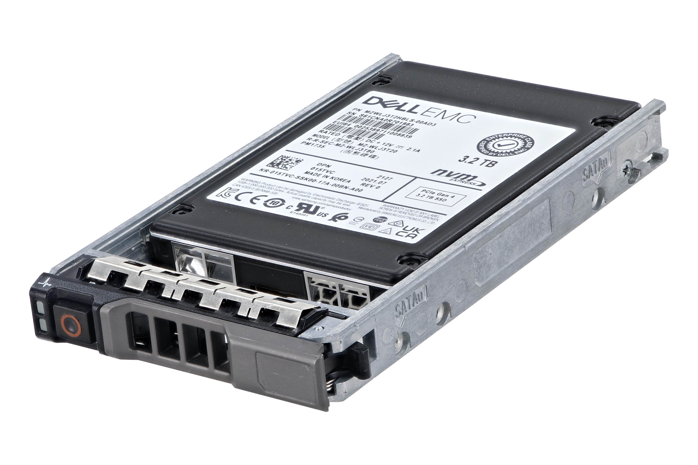 Dell 3.2TB PCIe NVMe Gen4 2.5