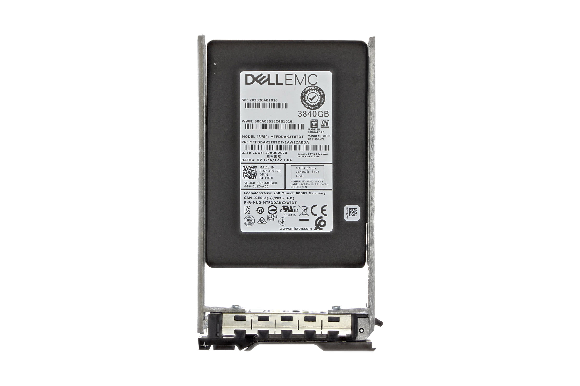 Dell 3.84TB SATA 2.5 Dell 3.84TB SATA 2.5