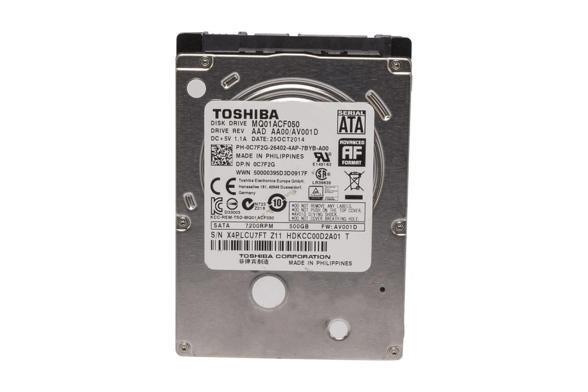 C7F2G Dell 500GB 7.2k SATA 2.5