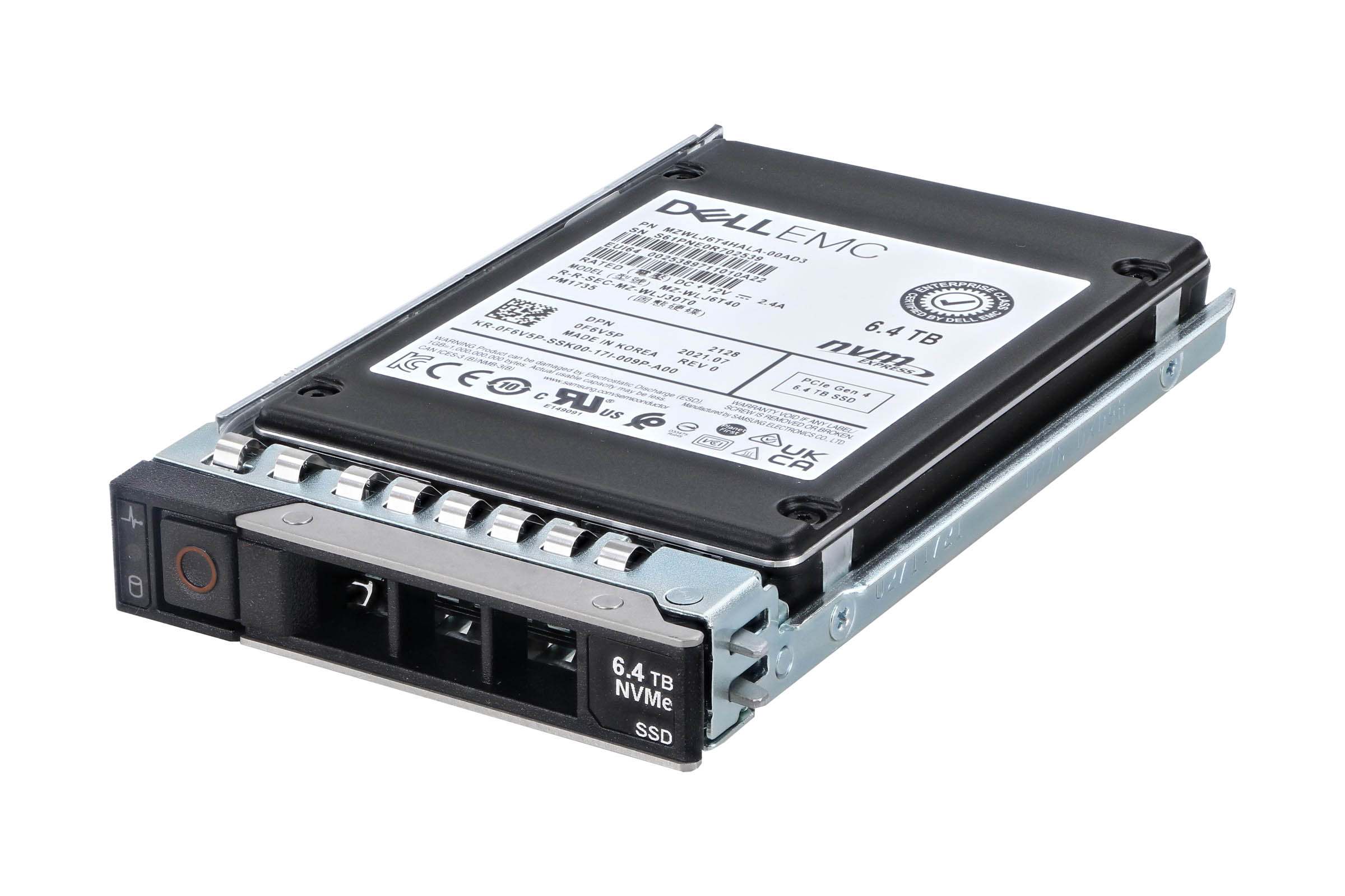 Dell 6.4TB PCIe NVMe Gen4 2.5 Dell 6.4TB PCIe NVMe Gen4 2.5