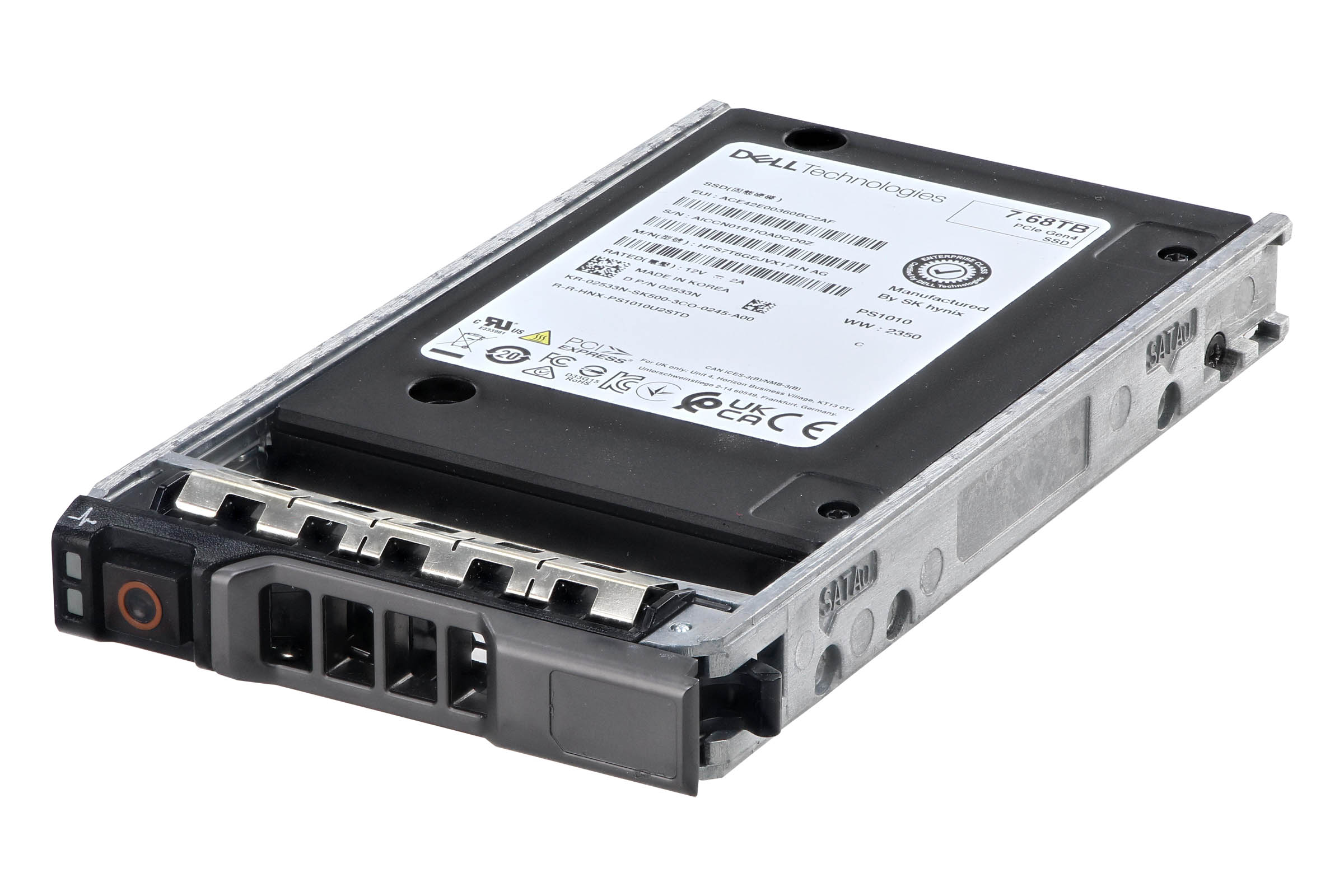 Dell 7.68TB PCIe NVMe Gen4 2.5