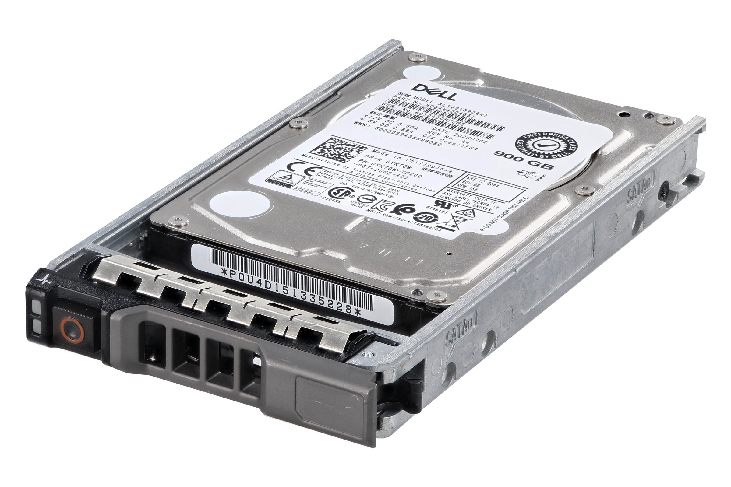 Dell 900GB SAS 2.5" 12G Refurbished Hard Drive YKT0W | Buy Online