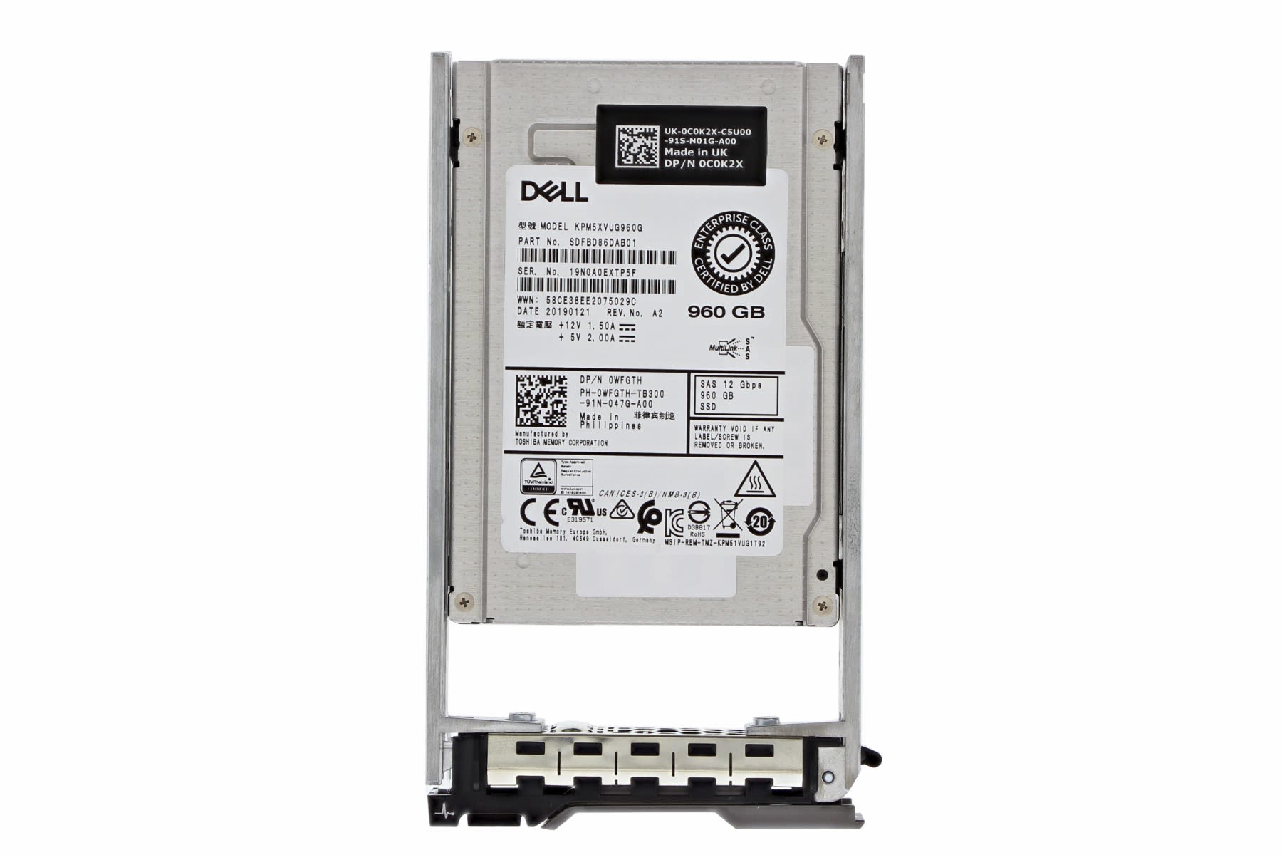 Dell 960GB SAS 2.5