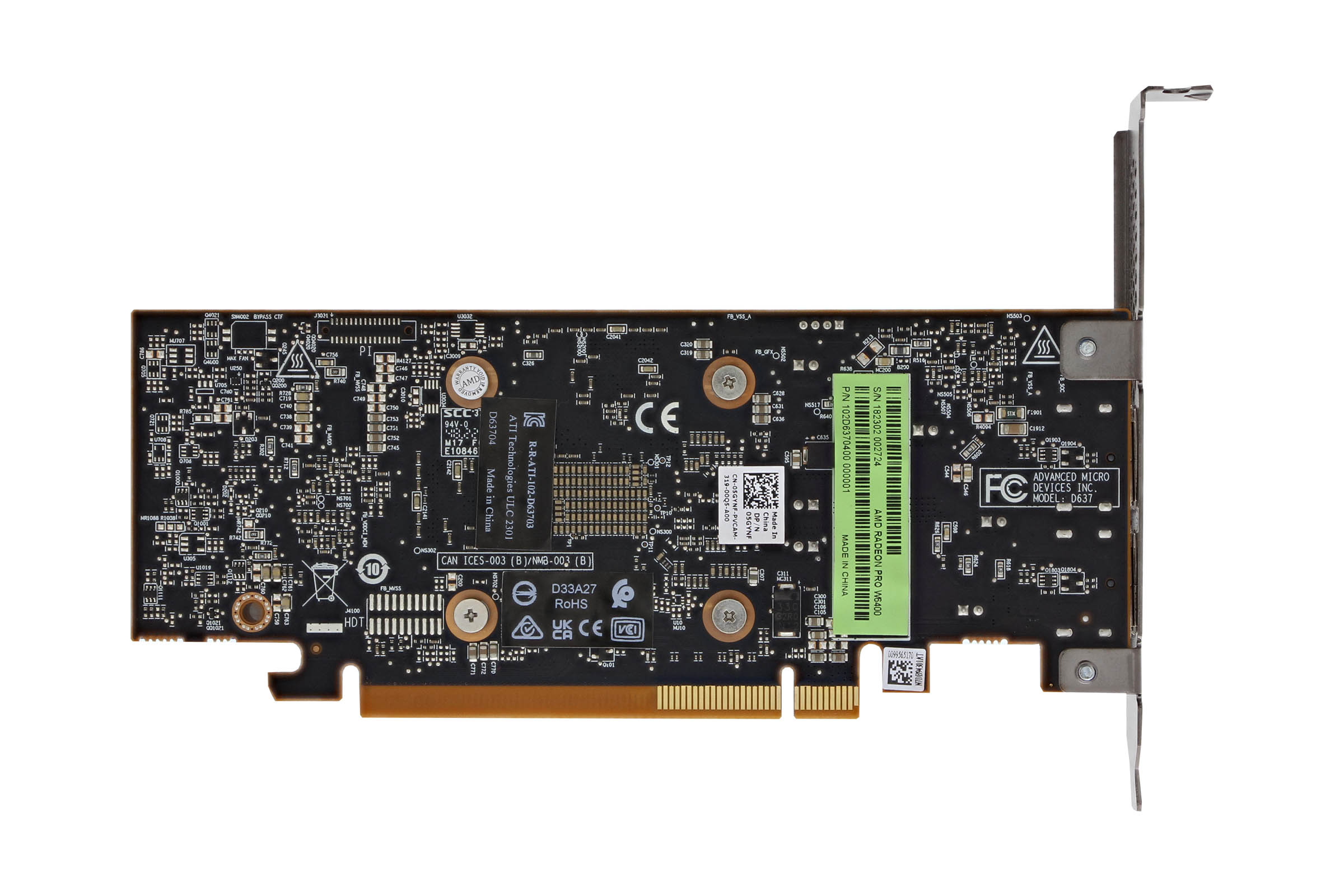 Dell Radeon Dell AMD Radeon Pro 4GB W6400 Graphics Card - 5GYNF | Buy Online