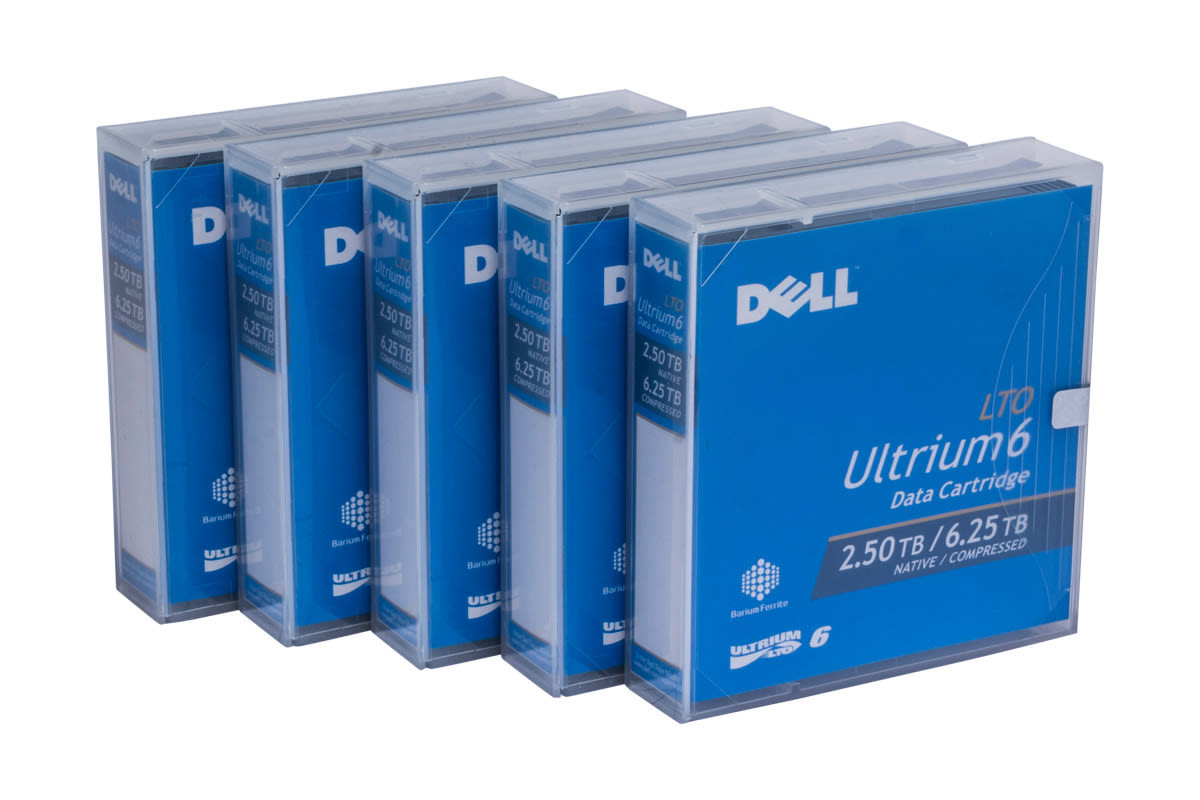 Dell LTO-6 Data Cartridge - 5 Pack