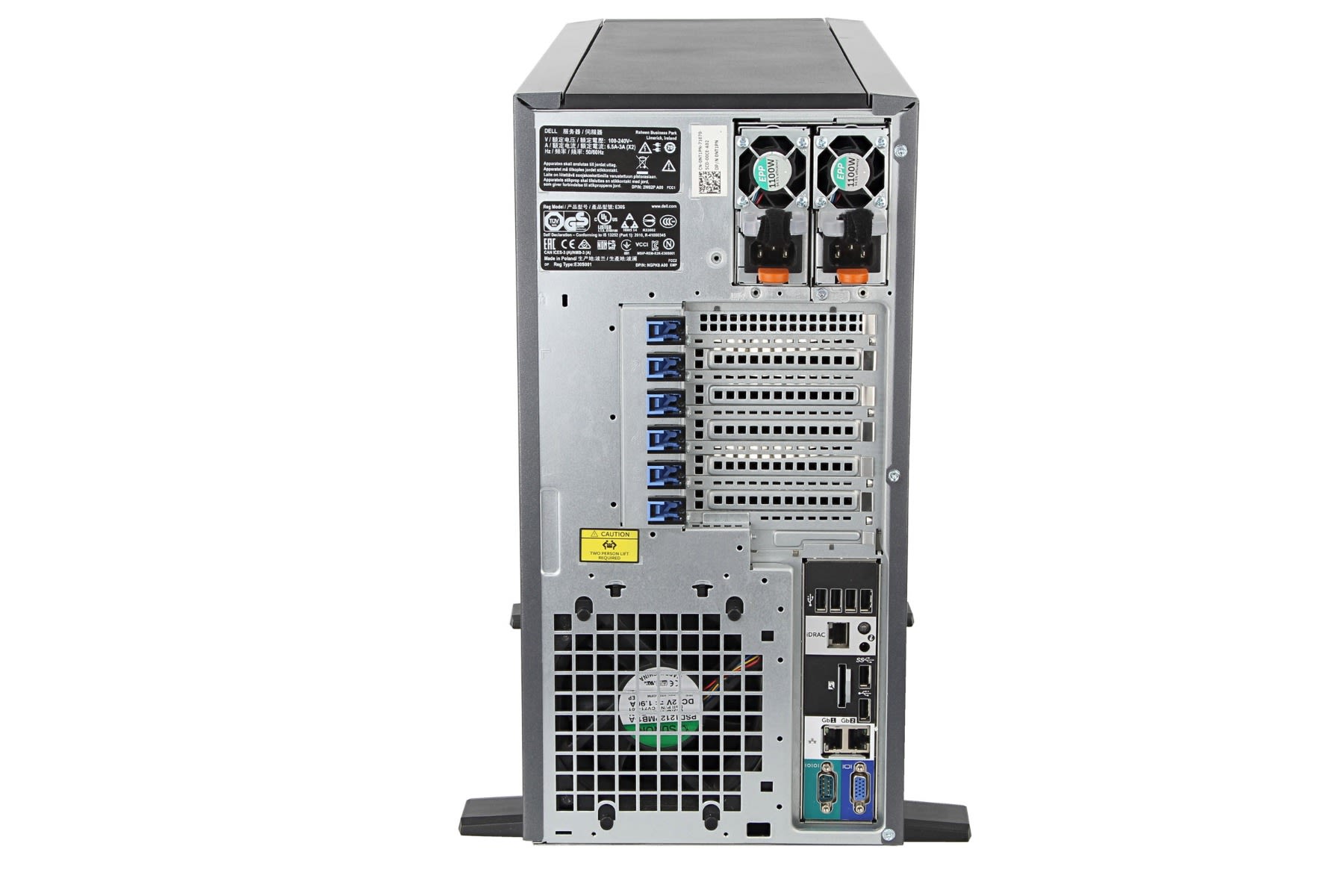 Poweredge Rear View Refurbished Dell PowerEdge T430