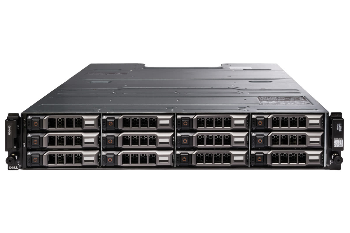 Dell Powervault MD1400 12G SAS - 12 x 10TB SAS 7.2k HDDs | Buy Online