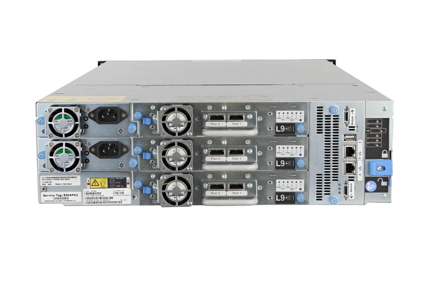Dell Powervault ML3 with 3 x LTO9 SAS Drive