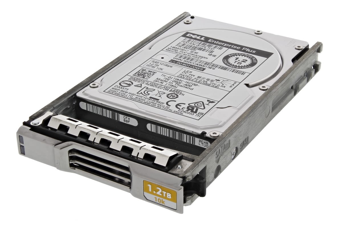 Dell EqualLogic 1.2TB SAS 10k 2.5 12G Hard Drive 1T8KW in PS4100 / PS6100  Caddy